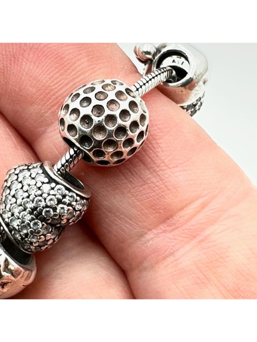Pandora Sterling Silver Charm Bracelet 7" Loaded with Charms 43 Grams - Picture 9 of 9